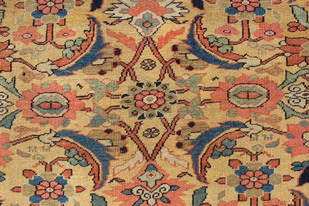 452 x 530cm Golden Field Fereghan Carpet View VII