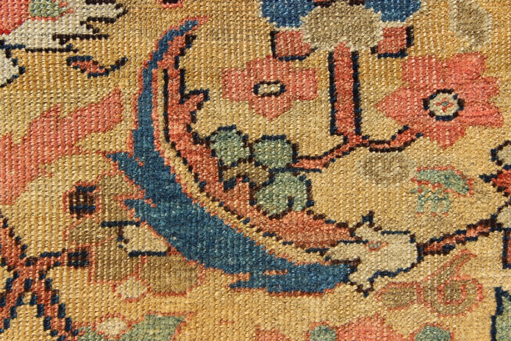 452 x 530cm Golden Field Fereghan Carpet View IX