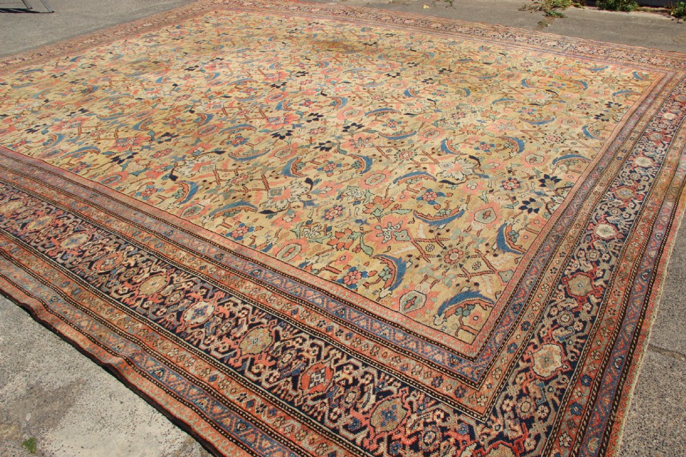 452 x 530cm Golden Field Fereghan Carpet View XIII
