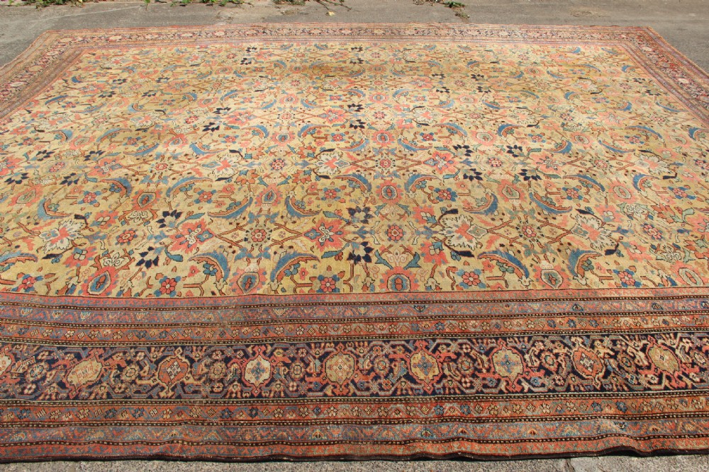 452 x 530cm Golden Field Fereghan Carpet View XIV