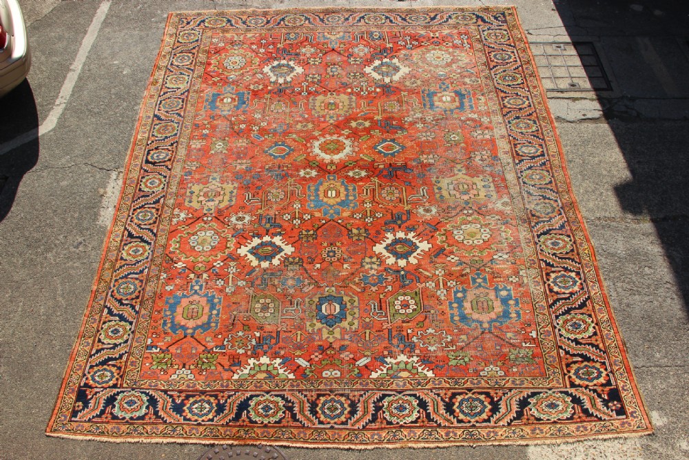 294 x 356cm Antique Allover Design Bakshiash Heriz