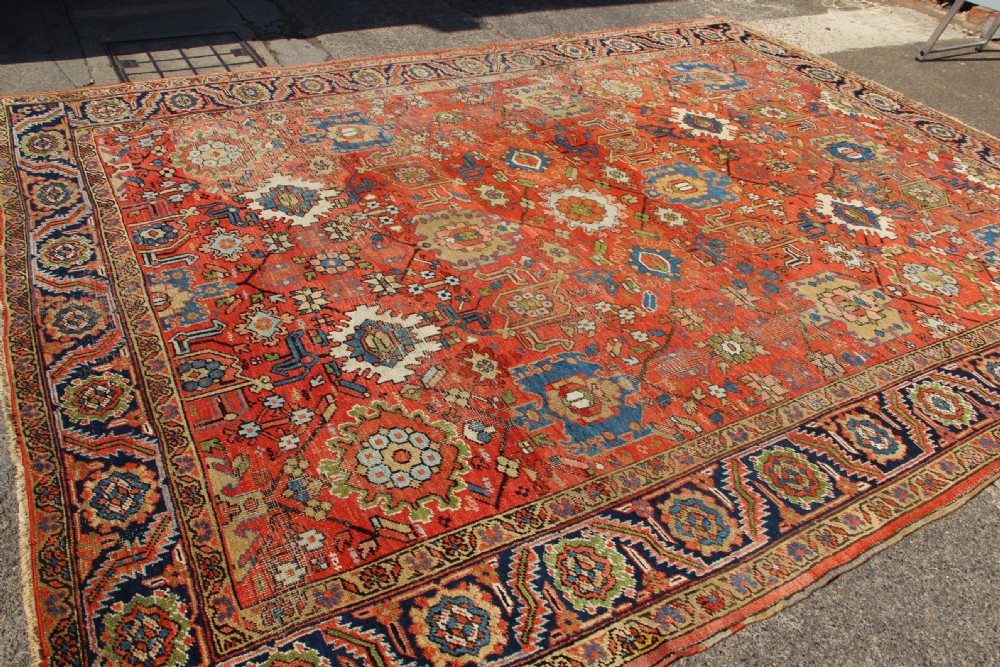 294 x 356cm Antique Allover Design Bakshiash Heriz View IV