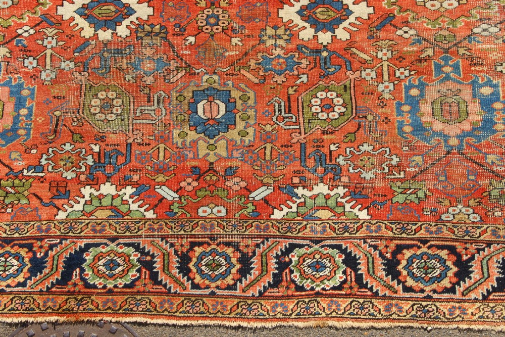 294 x 356cm Antique Allover Design Bakshiash Heriz View V