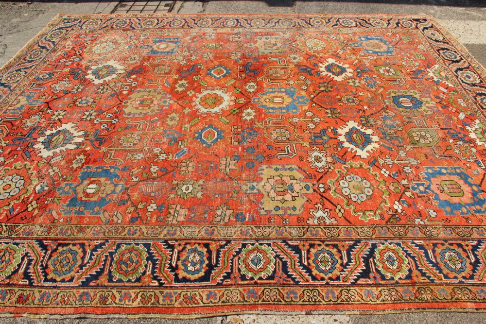294 x 356cm Antique Allover Design Bakshiash Heriz View IX