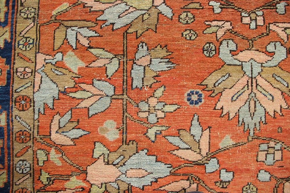 253 x 380cm Antique Heriz Carpet View IV