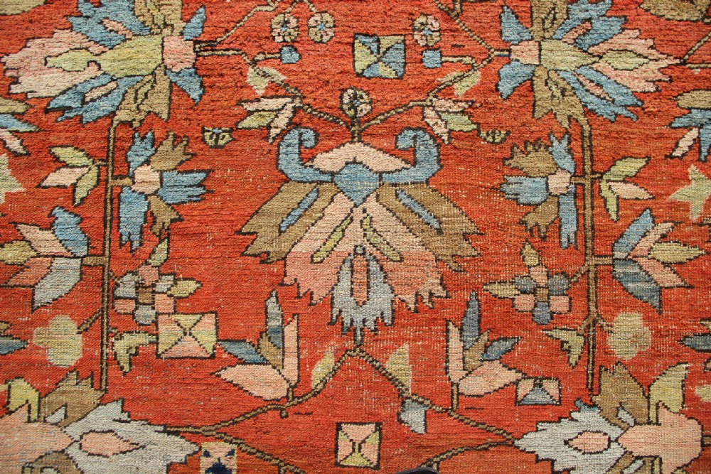 253 x 380cm Antique Heriz Carpet View VI