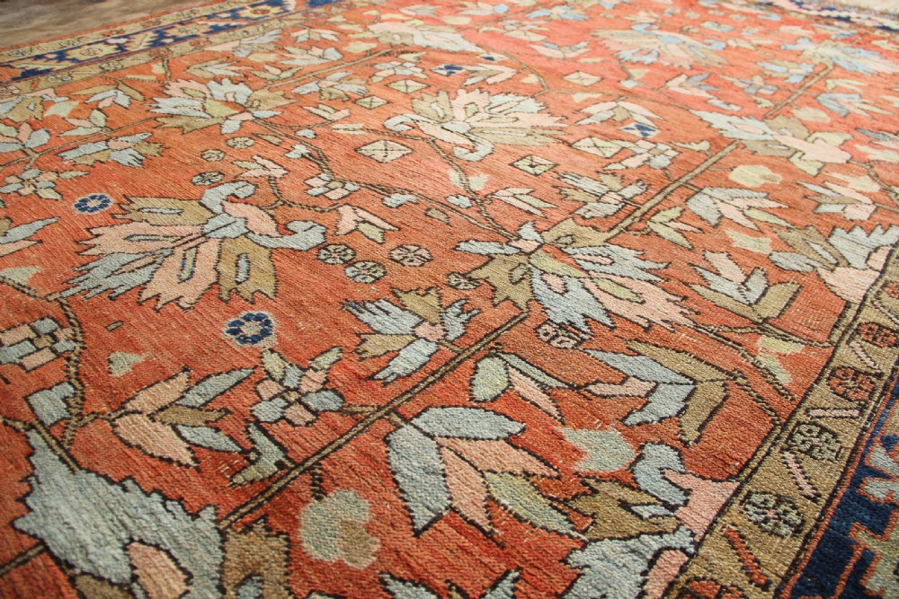 253 x 380cm Antique Heriz Carpet View XI