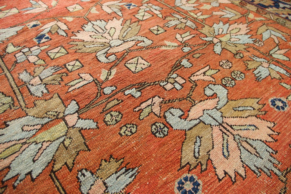 253 x 380cm Antique Heriz Carpet View XII