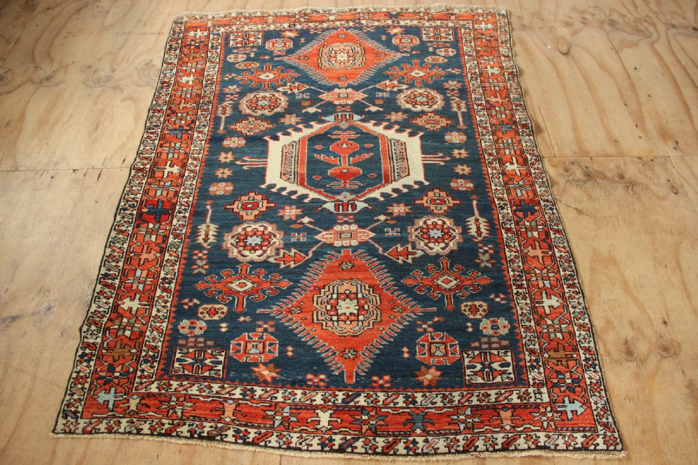 132 x 180cm Antique Karadja Heriz Rug