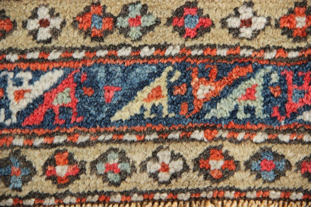 76 x 122 Small Antique Heriz Rug View V
