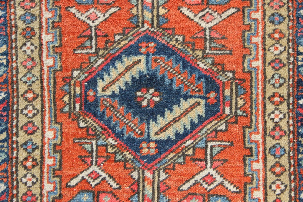 76 x 122 Small Antique Heriz Rug View VI