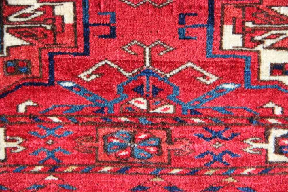 123 x 43cm Mid 19th Century Tekke Torba View V