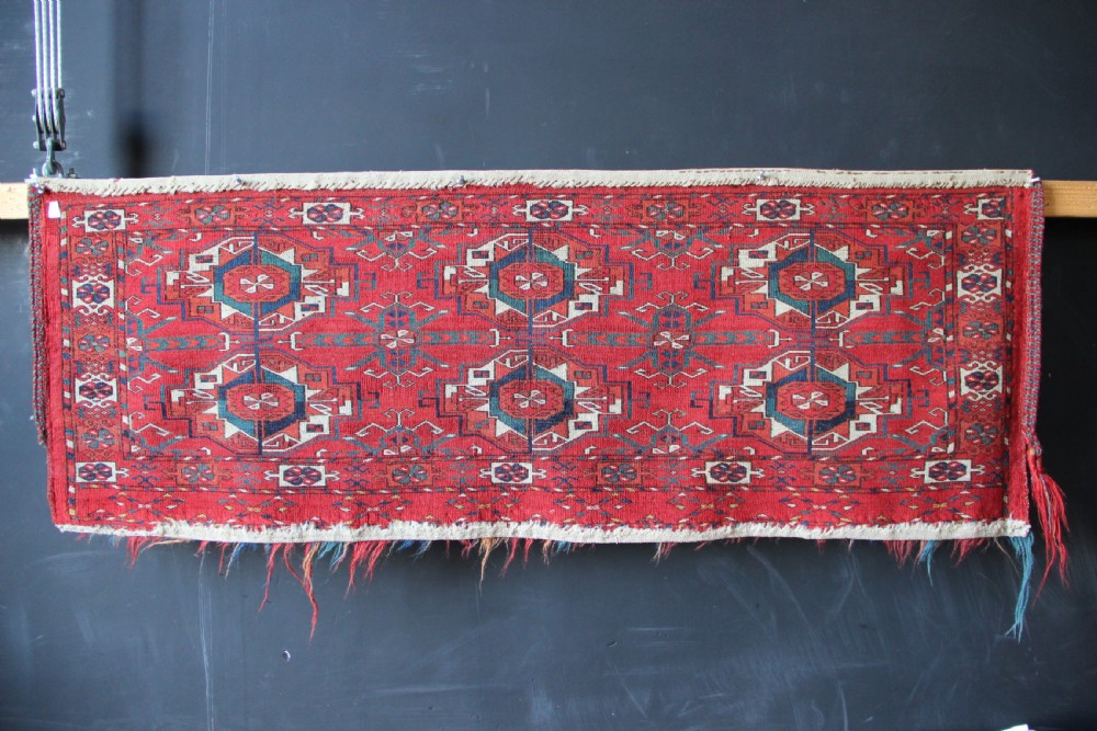 123 x 43cm Mid 19th Century Tekke Torba View IX