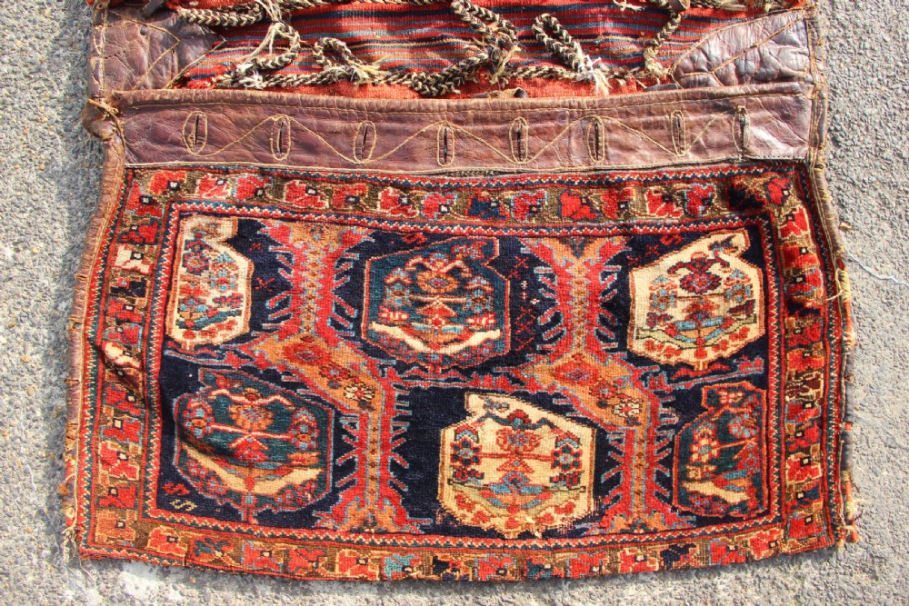 Complete Set of Superb Afshar Saddlebags View II