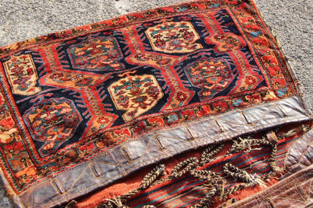 Complete Set of Superb Afshar Saddlebags View VI