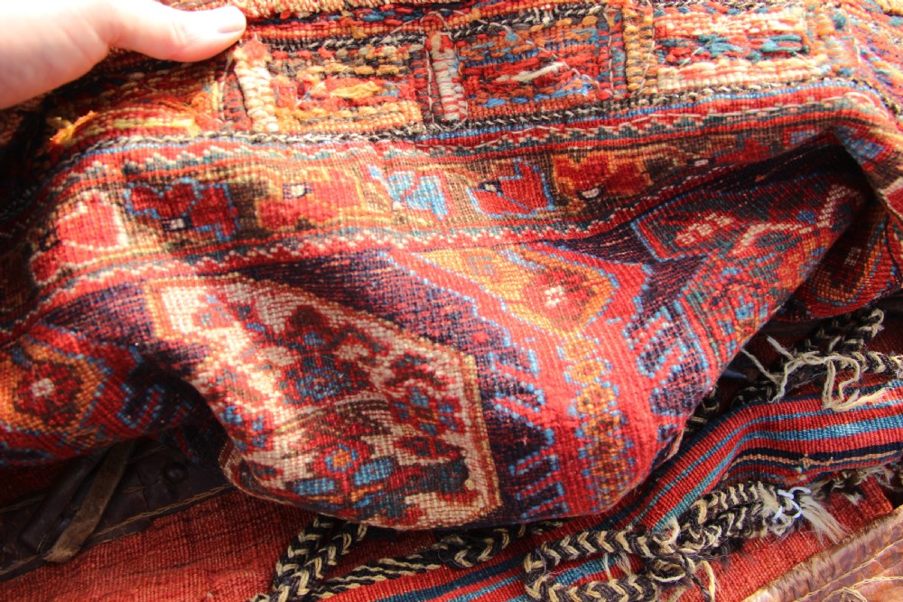 Complete Set of Superb Afshar Saddlebags View IX