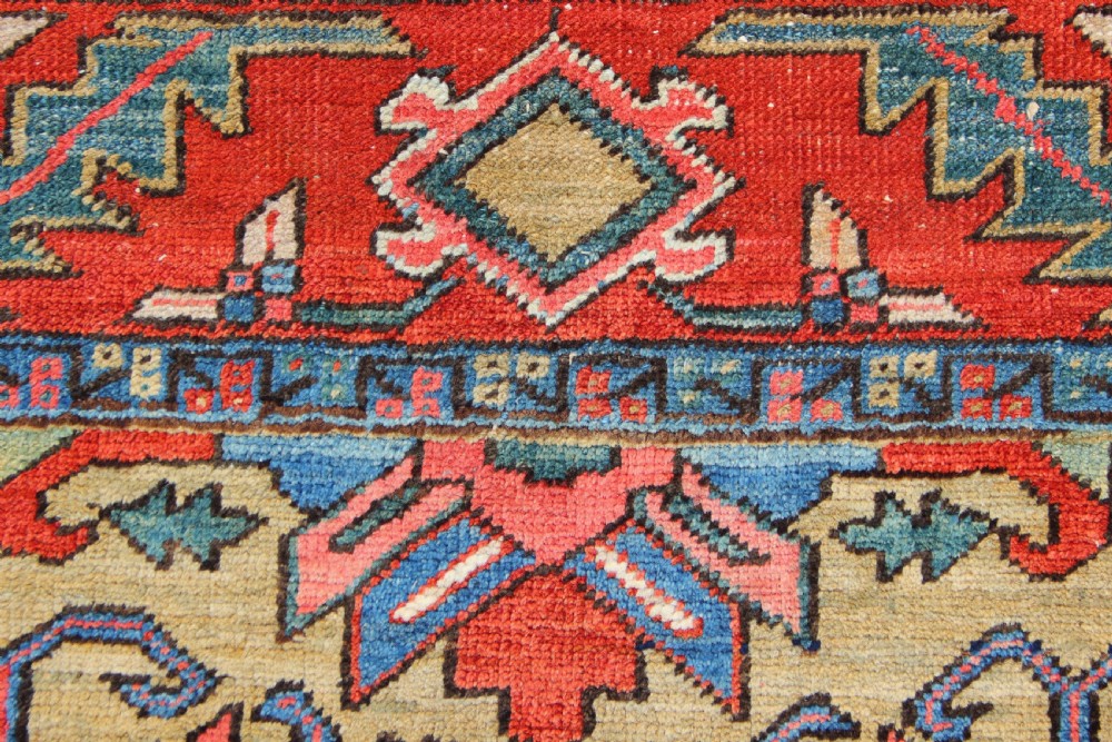 164 x 200cm Small Antique Heriz Carpet View V