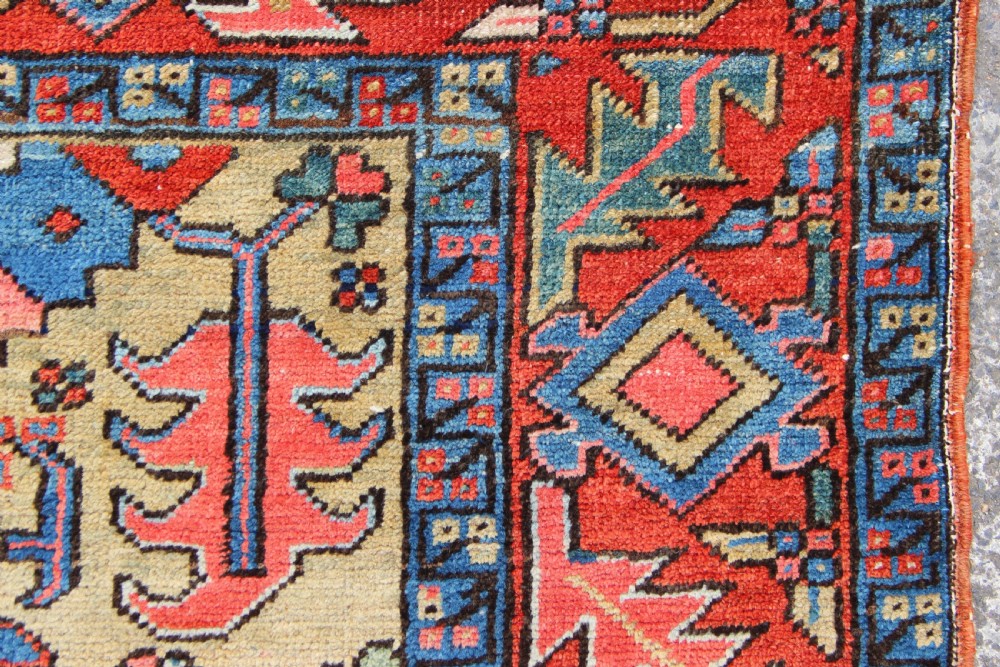 164 x 200cm Small Antique Heriz Carpet View VI