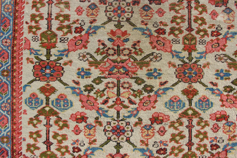 263 x 358cm Pale Mahal with Lattice, Ivory Field and Light Blue  View IV