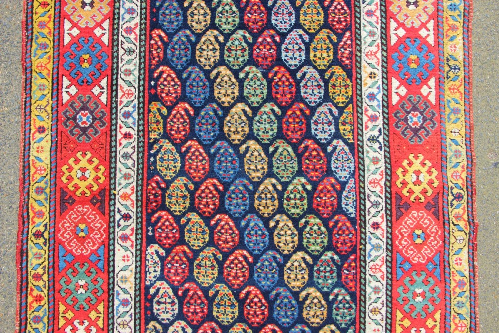 101 x 452cm Antique Genje Caucasian Runner View III