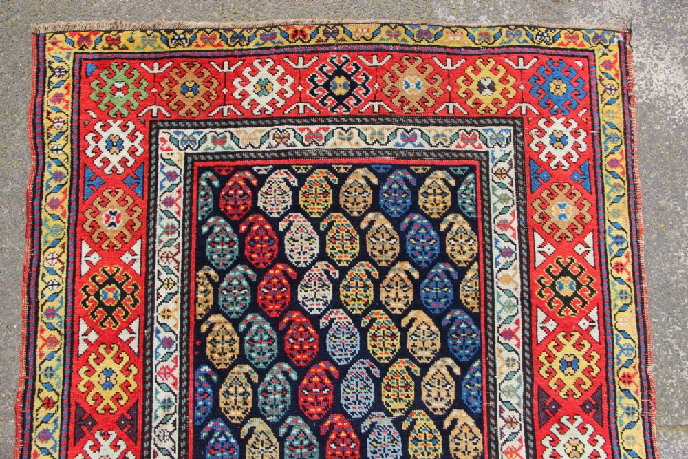 101 x 452cm Antique Genje Caucasian Runner View V