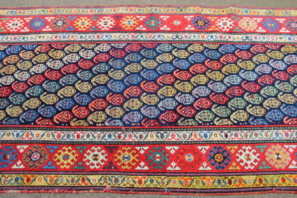 101 x 452cm Antique Genje Caucasian Runner View VII
