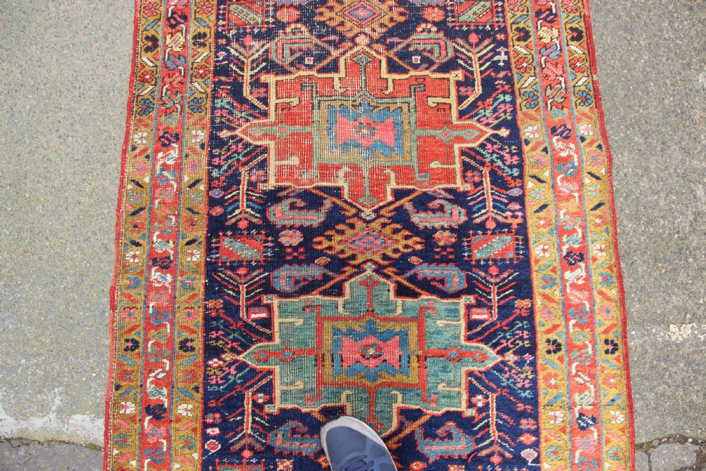 102 x 519cm Antique Serapi Heriz Runner View III