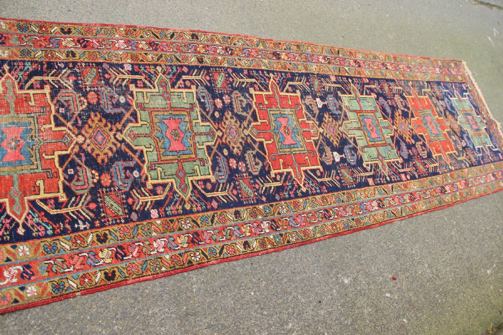 102 x 519cm Antique Serapi Heriz Runner View IV