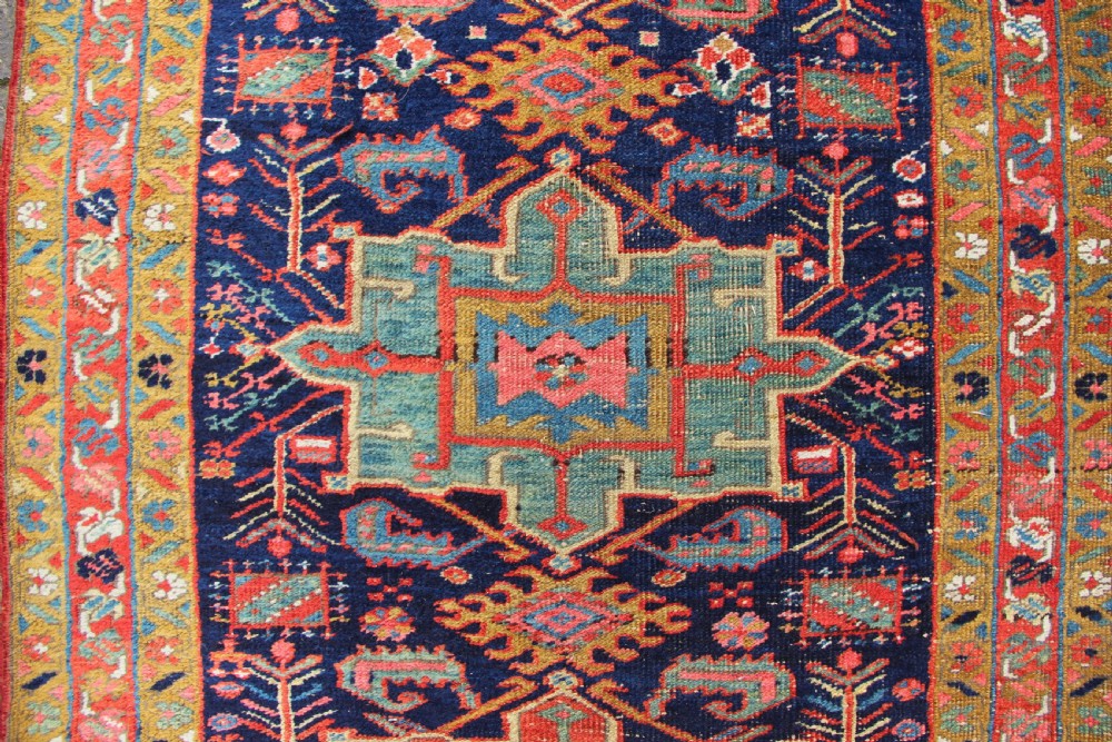 102 x 519cm Antique Serapi Heriz Runner View IX