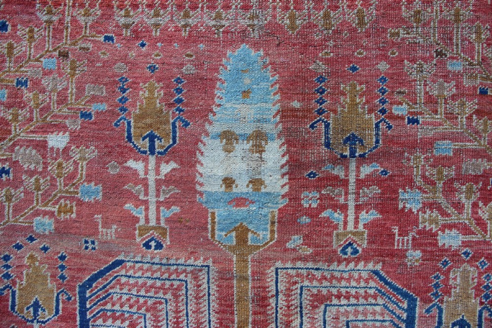 380 x 419cm Magnificent Bakshiash Carpet, Woollen Foundation View V