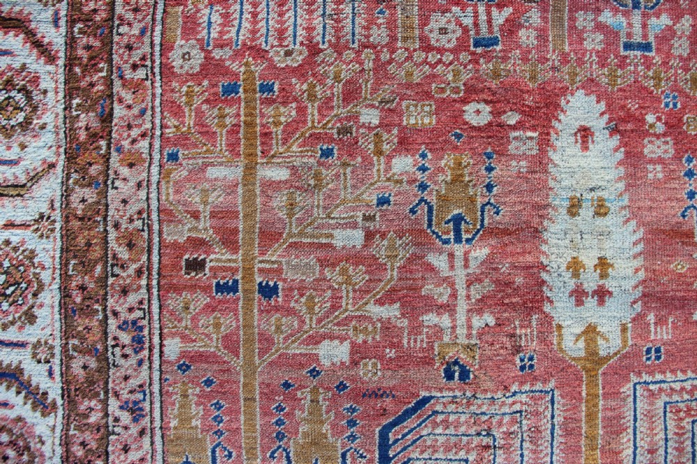 380 x 419cm Magnificent Bakshiash Carpet, Woollen Foundation View VII