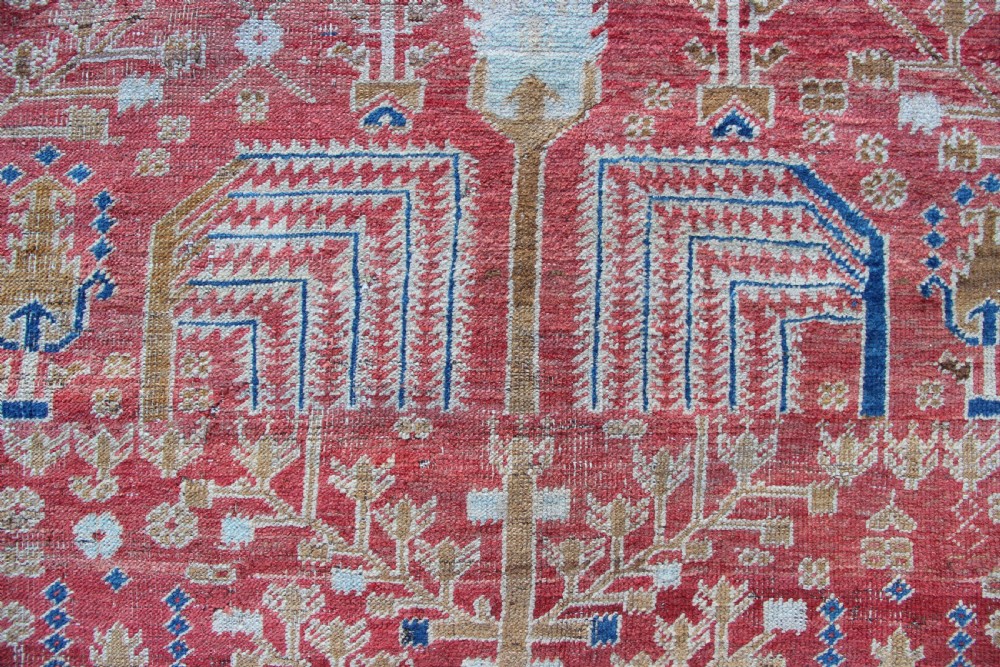 380 x 419cm Magnificent Bakshiash Carpet, Woollen Foundation View XIII