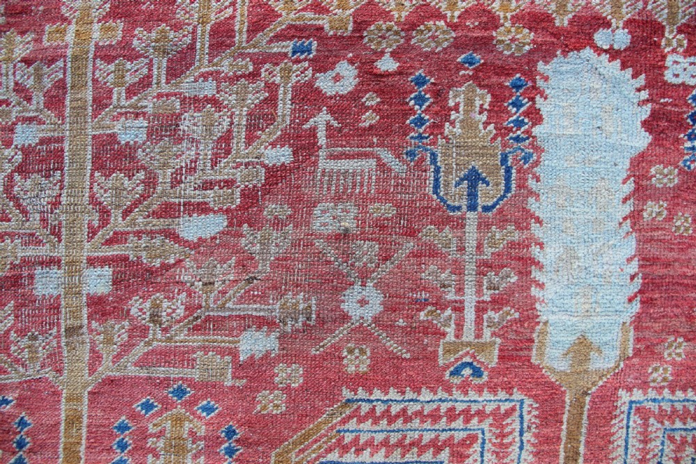 380 x 419cm Magnificent Bakshiash Carpet, Woollen Foundation View XIV