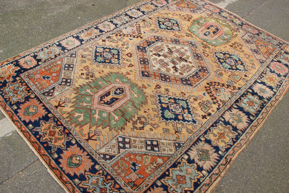 165 x 238cm Antique Small Heriz Carpet View X