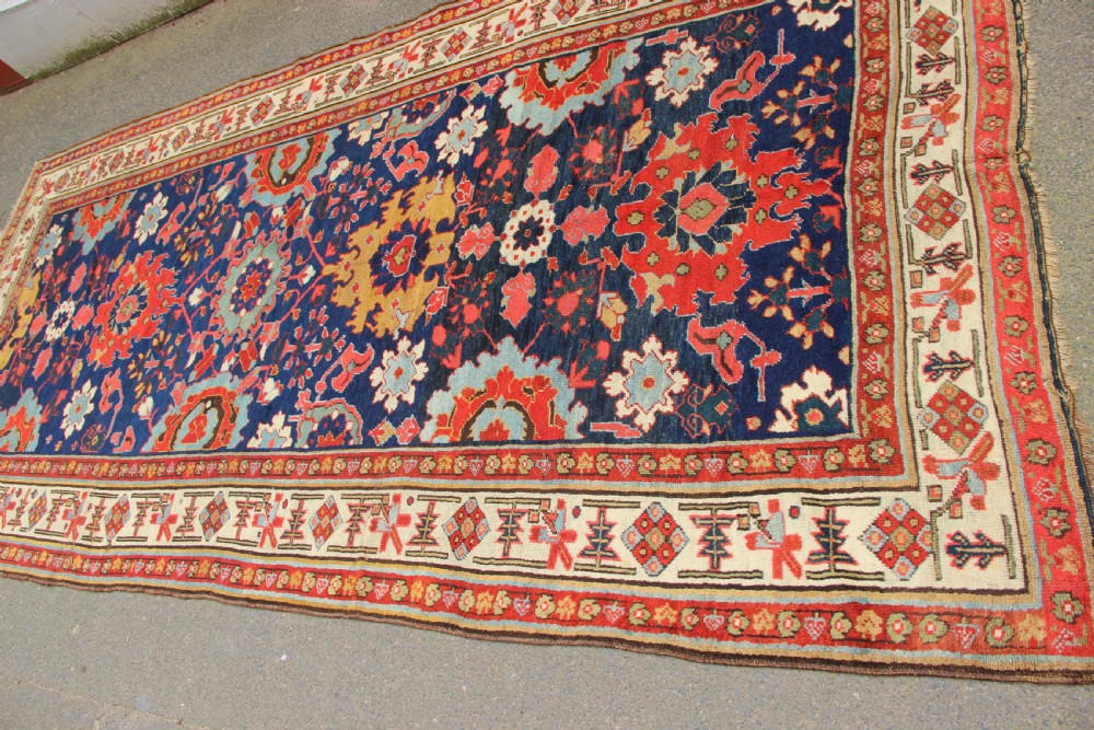172 x 353cm Early Kurdish Gallery Carpet View IX