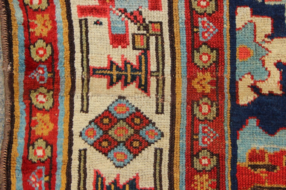 172 x 353cm Early Kurdish Gallery Carpet View XI