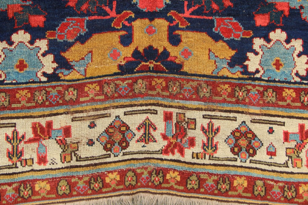 172 x 353cm Early Kurdish Gallery Carpet View XIV