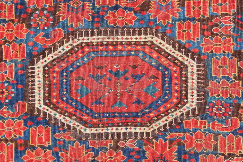 217 x 435cm Antique Beshir Turkoman Gallery Carpet View VI