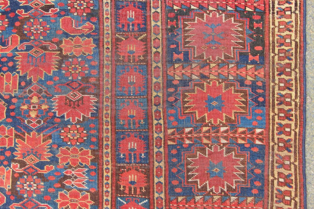 217 x 435cm Antique Beshir Turkoman Gallery Carpet View VII