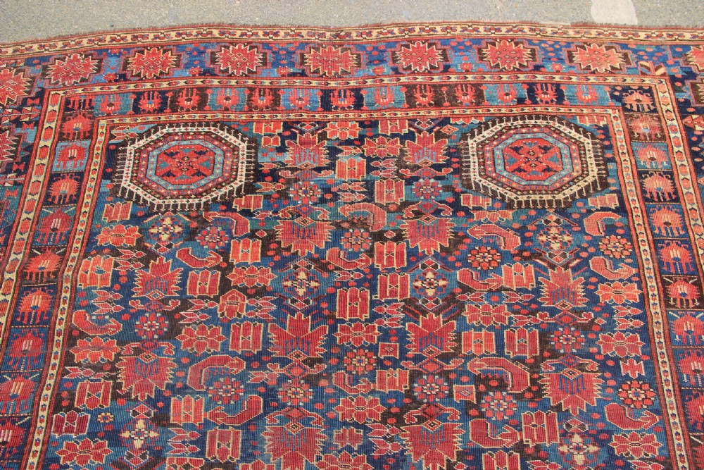 217 x 435cm Antique Beshir Turkoman Gallery Carpet View VIII