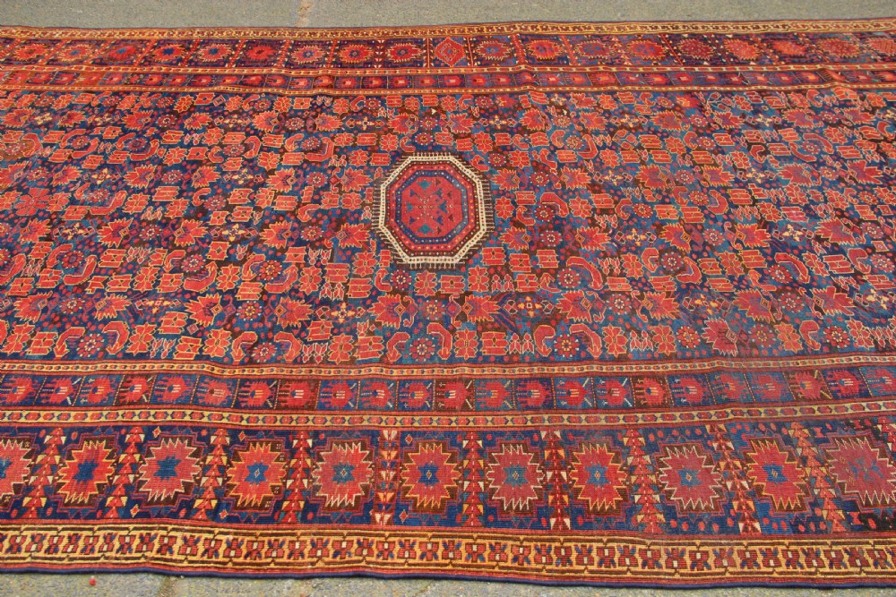 217 x 435cm Antique Beshir Turkoman Gallery Carpet View IX