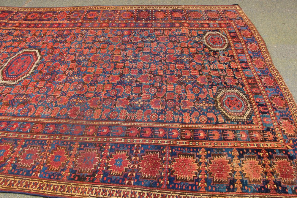 217 x 435cm Antique Beshir Turkoman Gallery Carpet View X