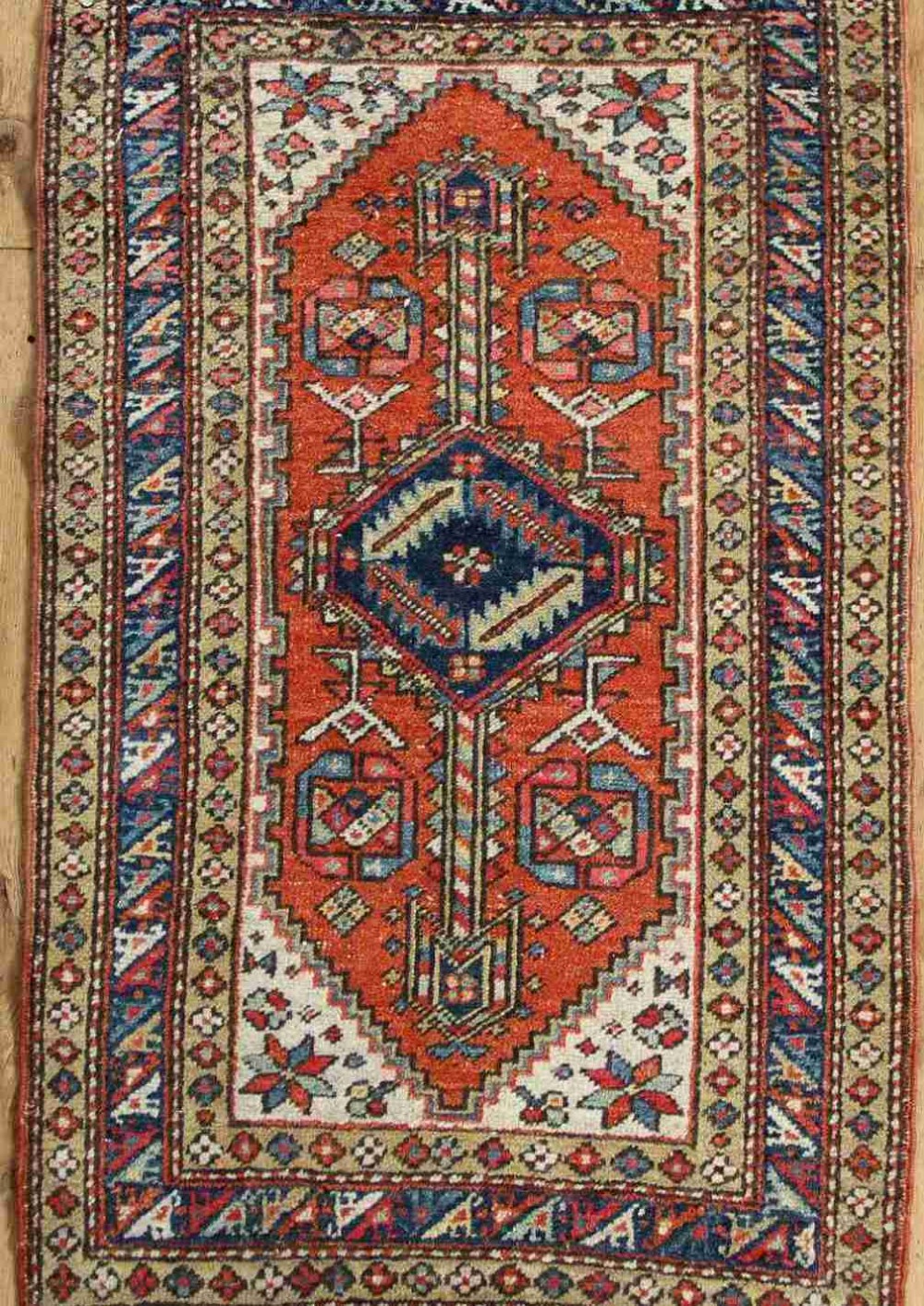 76 x 122 Small Antique Heriz Rug