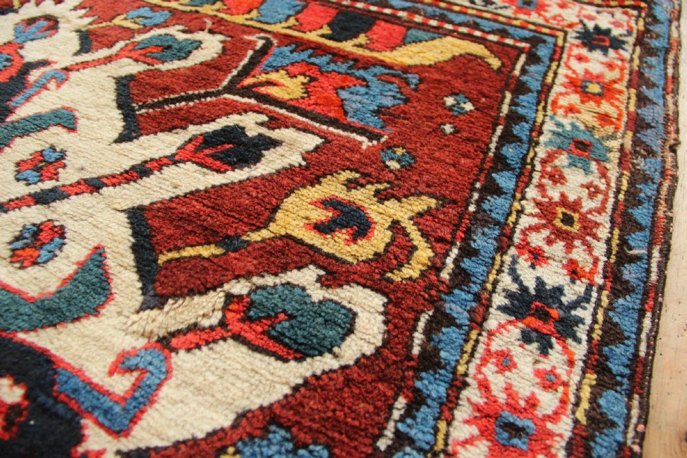 110 x 217cm Antique 'Eagle' Kazak View XIII