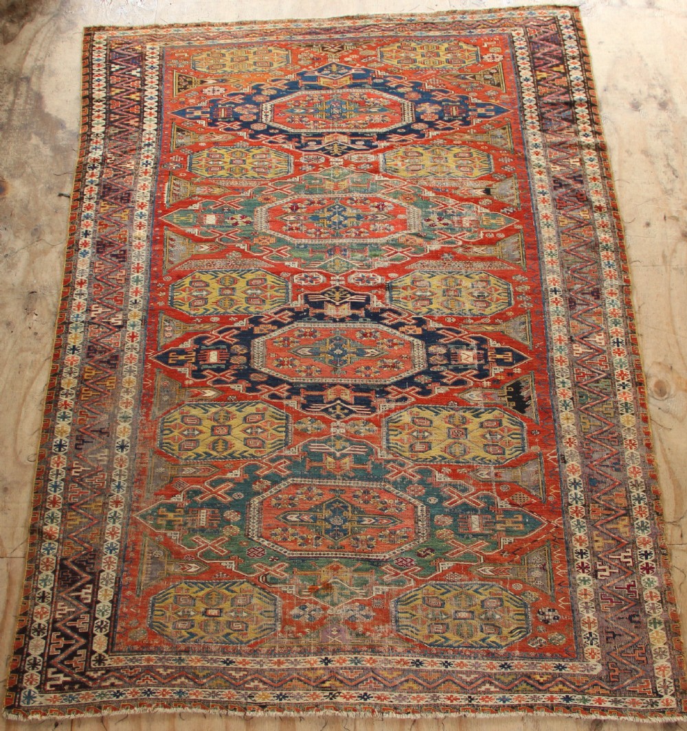 193 x 269cm 19th Century Caucasian Soumac