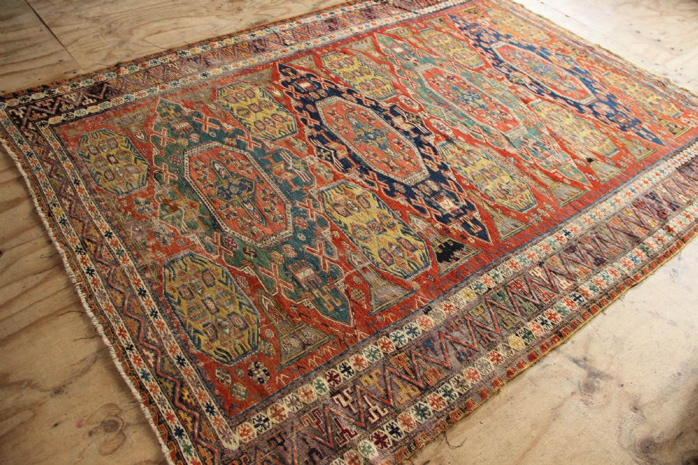 193 x 269cm 19th Century Caucasian Soumac View IV