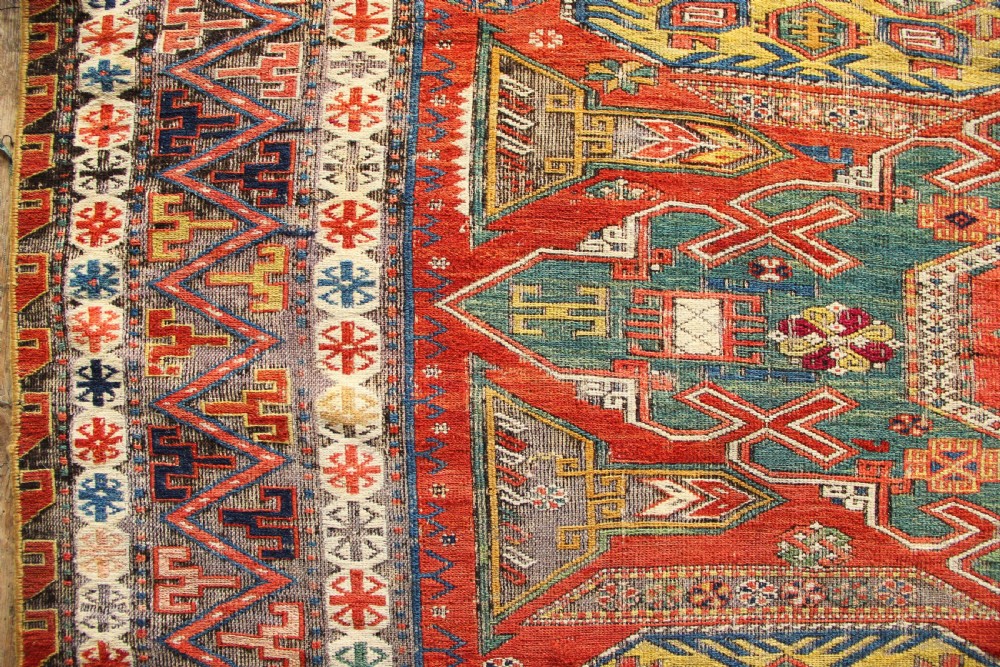 193 x 269cm 19th Century Caucasian Soumac View X