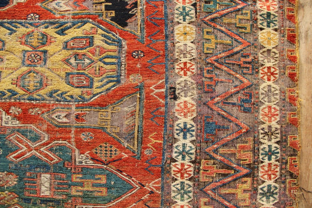 193 x 269cm 19th Century Caucasian Soumac View XI