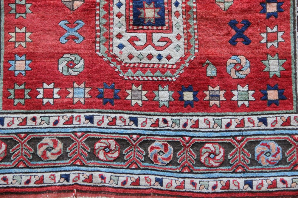 137 x 180cm Antique 'Sewan' Kazak, Caucasus View III
