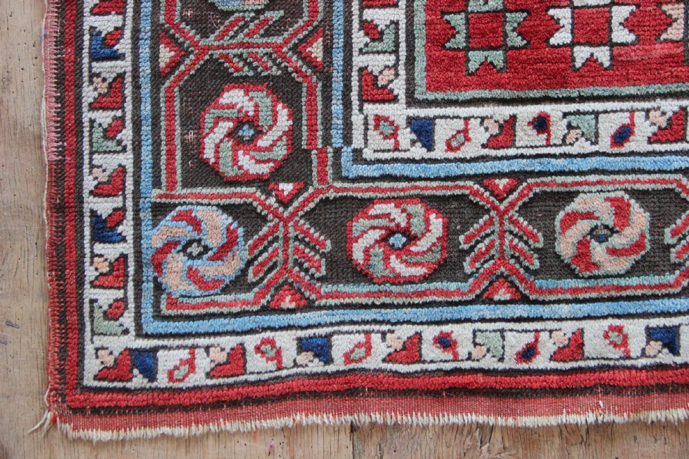 137 x 180cm Antique 'Sewan' Kazak, Caucasus View VII